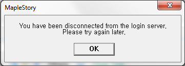 "You have been disconnected from the server" Error3