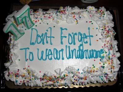 Happy Birthday, Pengy. Underwarecake