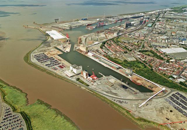 GUIDES TO FISHING MARKS AROUND THE UPPER BRISTOL CHANNEL FOR RESOURCE Aerial-avonmouth