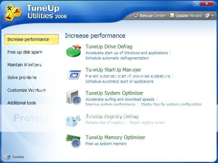 Tuneup Utilities 2008 - Phần mềm quét rác + sửa lỗi + tăng tốc máy tính 1