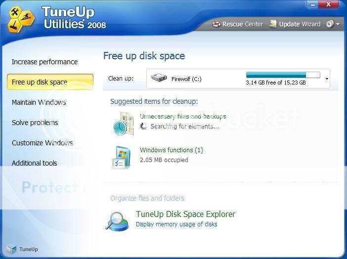 Tuneup Utilities 2008 - Phần mềm quét rác + sửa lỗi + tăng tốc máy tính 2