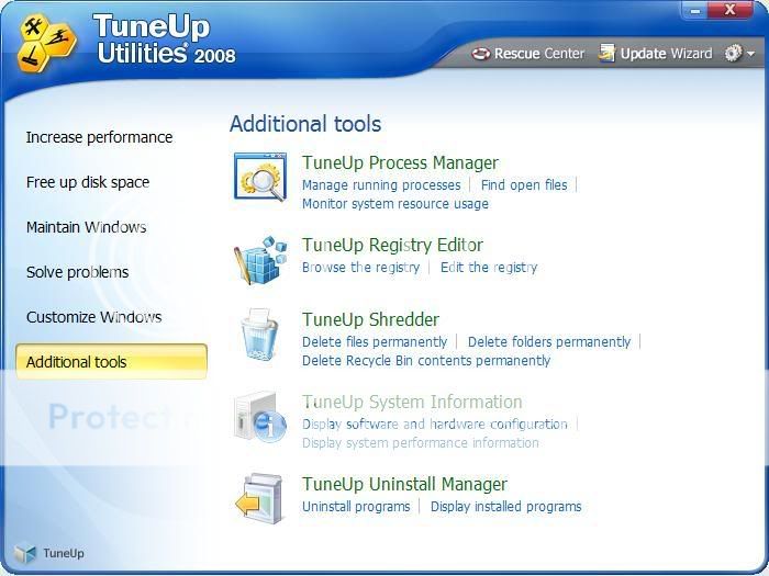 Tuneup Utilities 2008 - Phần mềm quét rác + sửa lỗi + tăng tốc máy tính 6