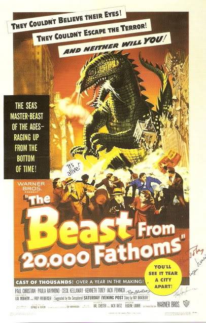 Posters - the Golden Age 1953-1954 BeastFrom20000Fathoms