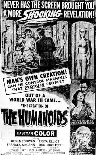 Posters - the Golden Age 1961-1962 CreationofHumanoids