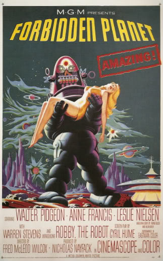 Posters - the Golden Age 1955-1956 ForbiddenPlanet2