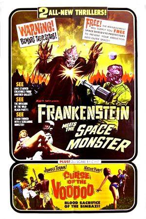 Science Fiction Posters 1965-1967 FrankensteinMeetsSpaceMonster