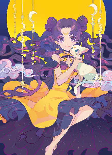 Luna y Artemis Sailor-Moon-Fanart-sailor-moon-30070263-436-600