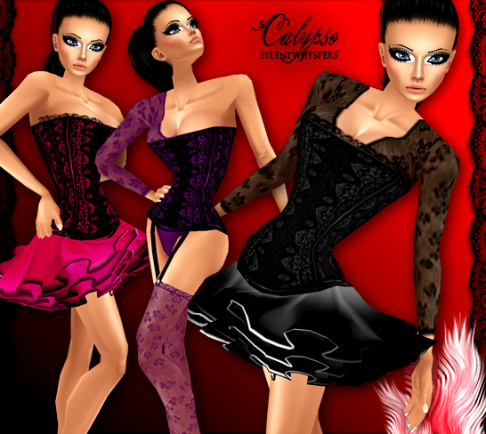 |SYLENT|  All Laced Up  ~♥~~~Limited -- Dana Lingerie Collection!!! ~~~♥~ "NEW" CalypsoCAT02