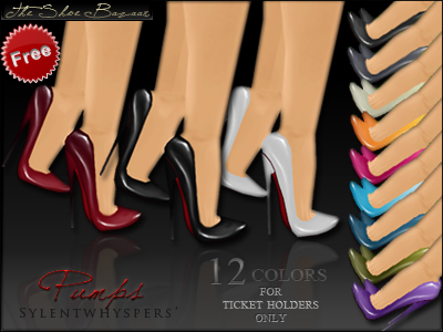 |SYLENT|  All Laced Up  ~♥~~~Limited -- Dana Lingerie Collection!!! ~~~♥~ "NEW" FreebiePUMPS