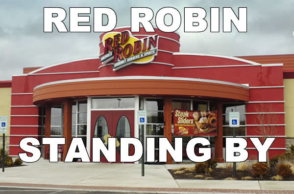 All wings check in. Redrobin