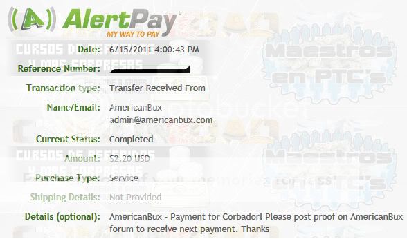 SCAM!! AmericanBux Grupo Antiscam (Cobrado 1 vez) SCAM!! 1AmericanBux