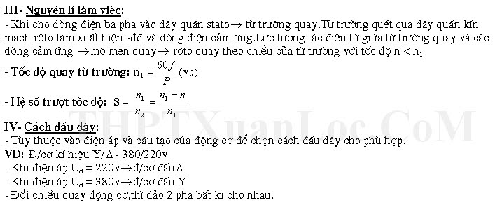 công - Tóm Tắt kiến thức Công Nghệ 12 của SGK - Bài 22 - 23 - 25 - 26   Cn26a