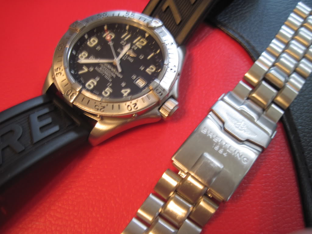 FS: Fortis B42 Chronograph on SS BreitlingandOmega007