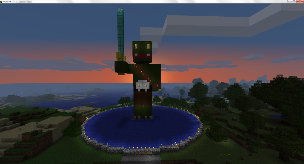 Minecraft Nostalgia'n OrcStatue-1