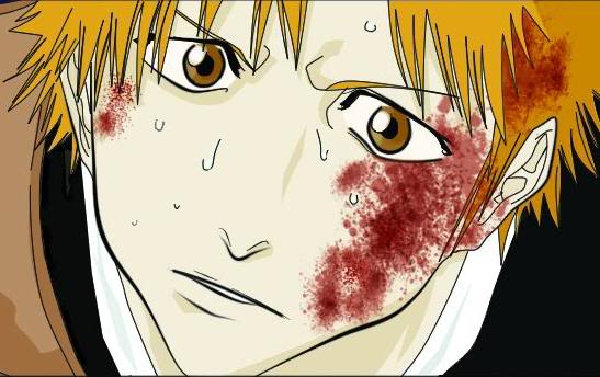 Kaidomaru Wounded_Ichigo_by_Pippin4242