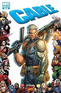 VARIANT COVERS DE X-MEN: 70 AÑOS DE MARVEL CABLE017_70thFrame_sm