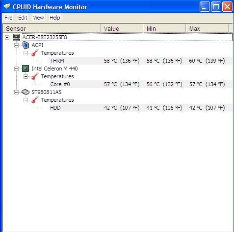 Temperature pc korang? Cpu