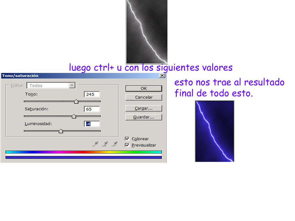 [Tutorial]Crear relampago en photoshop Ultimorelampago