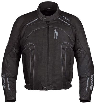 Vêtements de conduite RICHA-AIRSTRIKE-BLACK-400-1