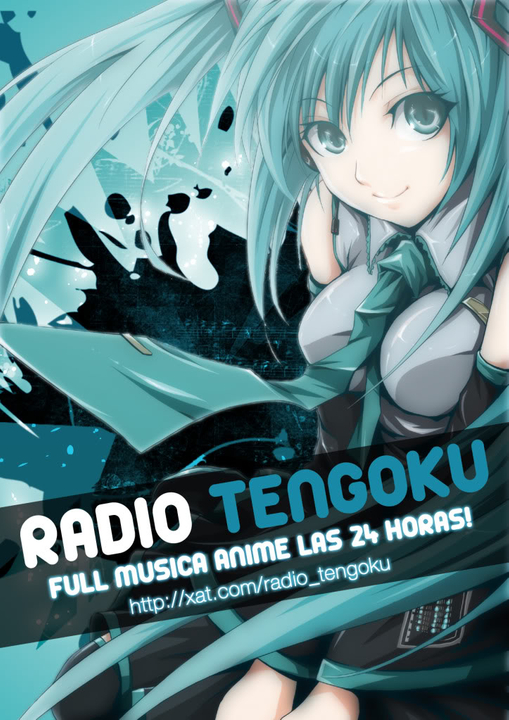 Publicidad de la radio/Tamaño A3 (Miku ver. y Mio ver.) TENGOKURADIOMIKU