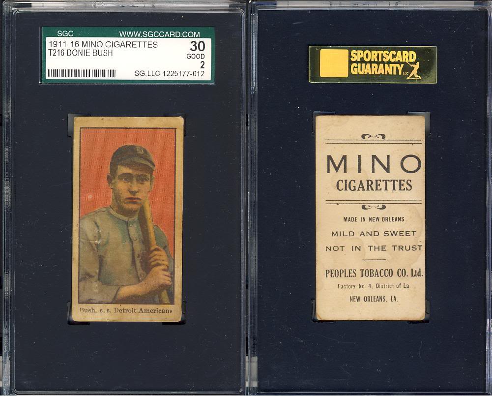 Anyone ever own the same card more than once 1911-16T216DonieBushMINO