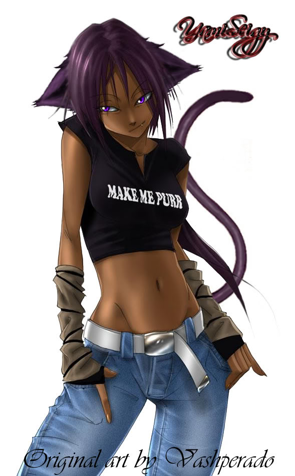 recoleccion de neko girls!! ayuda!!! Neko_Yoruichi__Modified_Art_by_Yami