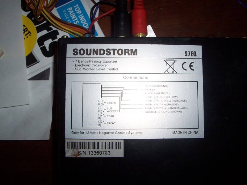 FS: Soundstorrm 7 Band Graphic EQ, Like New! 5-15-09002