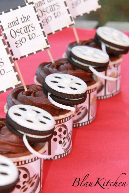 Cupcakes de cine con brandy y chocolate (receta) RetoCine4