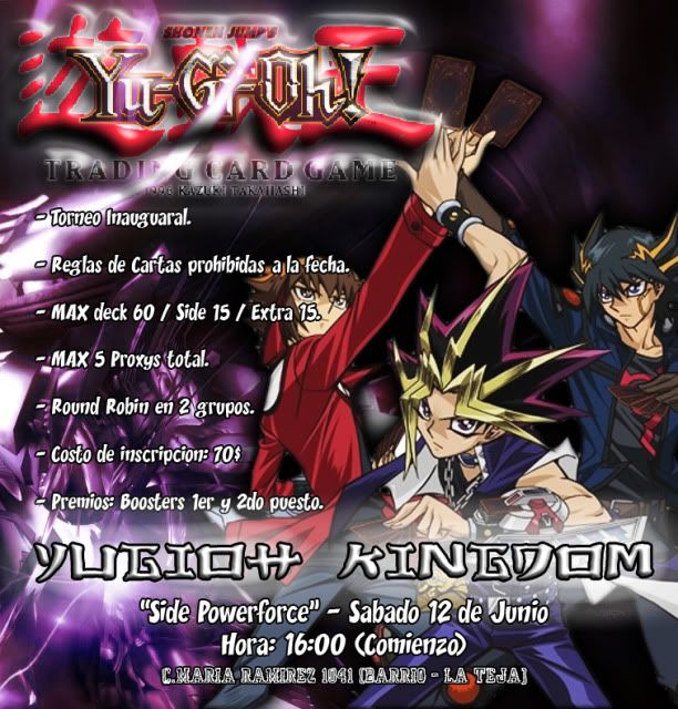 "Side Powerforce" - Sabado 12 de JUNIO Torneo-YUGI-1