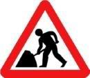 Temporary traffic lights and road works 2242282331