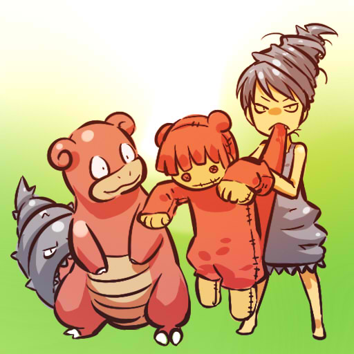 Moemon, unos fanarts muy divertidos. Slowbro