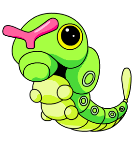 Pokemon Moves w/ Levels CATERPIE