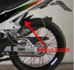 Tire Hugger for Kawasaki Fury 125 TIREHUGGER