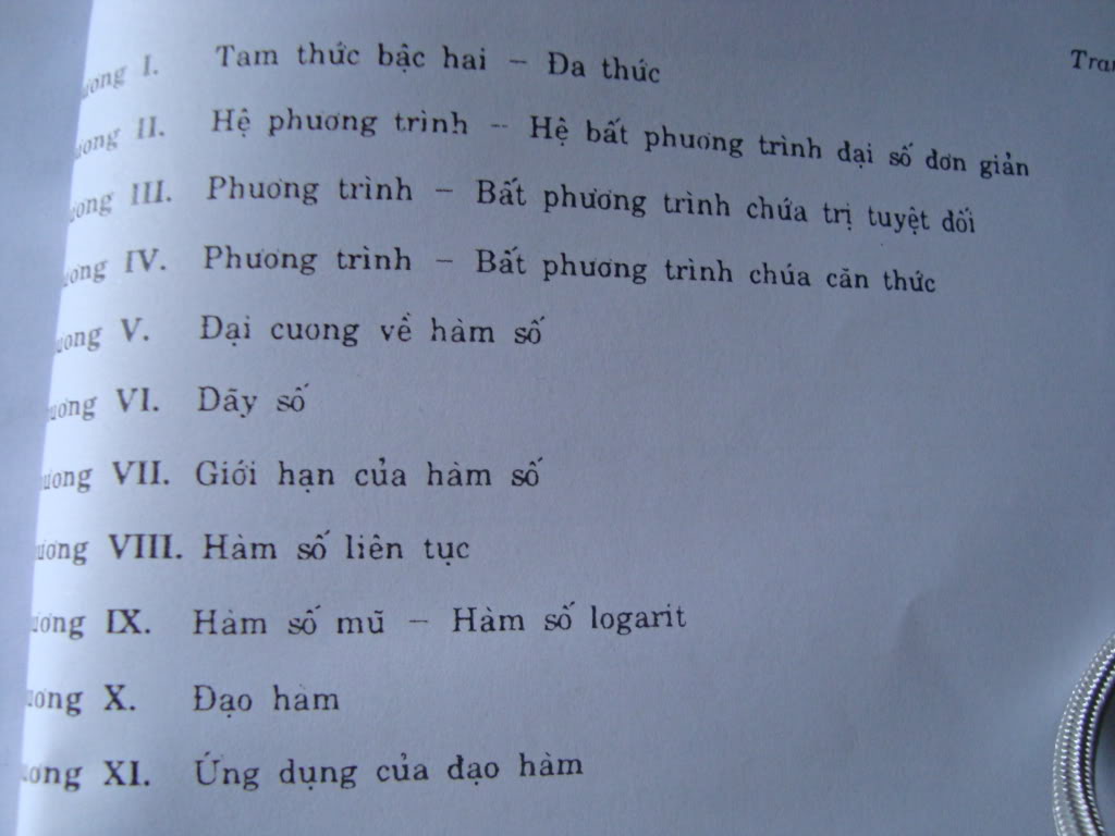 RAO VẶT: SÁCH THAM KHẢO ĐẠI SỐ VÀ GIẢI TÍCH 11 DSC00036