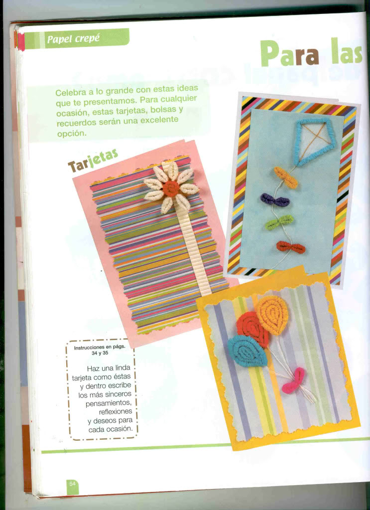 TARJETAS EN CREPE Tarjetasencrepe