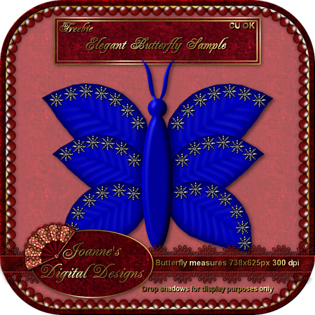 Elegant Butterfly Sample JDDElegantButterflySamplePreview