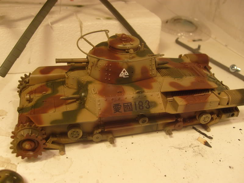 Japanese tank Type 97 Chi ha 1/35 - Sida 2 3tsefg