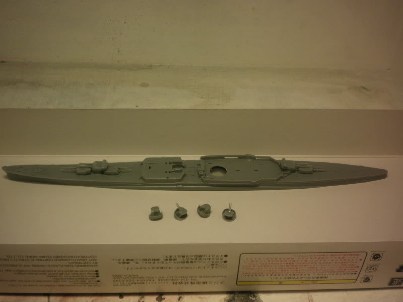 Fujimi IJN Heavy cruiser Nachi 1/700 Eyty