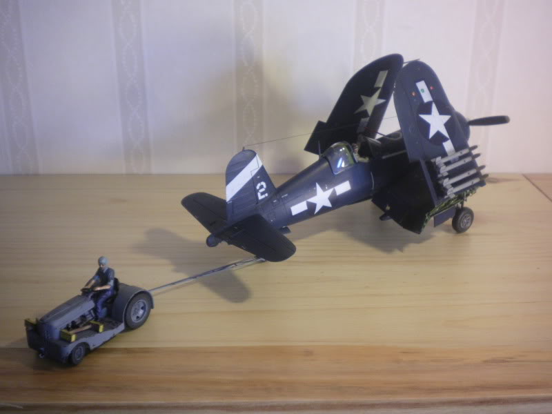 Corsair med mototug Tamiya 1/48 Wertgg