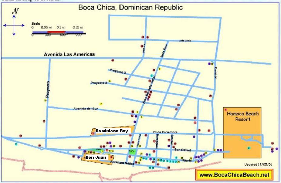 Boca Chica - A voir et ne pas voir MapBocaChica