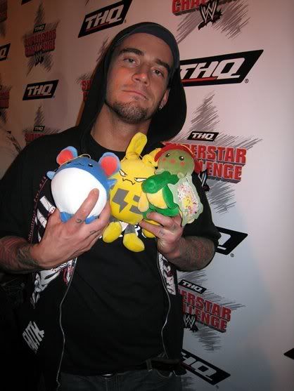 I Request to be on *Smackdown* CMPunkholdingPokemon