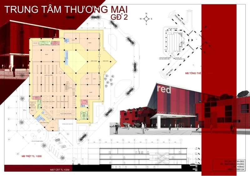 Trung tâm thương mại - Mẫu tham khảo Đồ án kiến trúc Nguồn: hoathat.info To1-resize