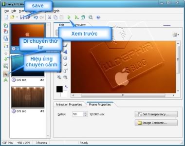 Tạo Ảnh động hết sức đơn giản với Easy Gif Animator 4