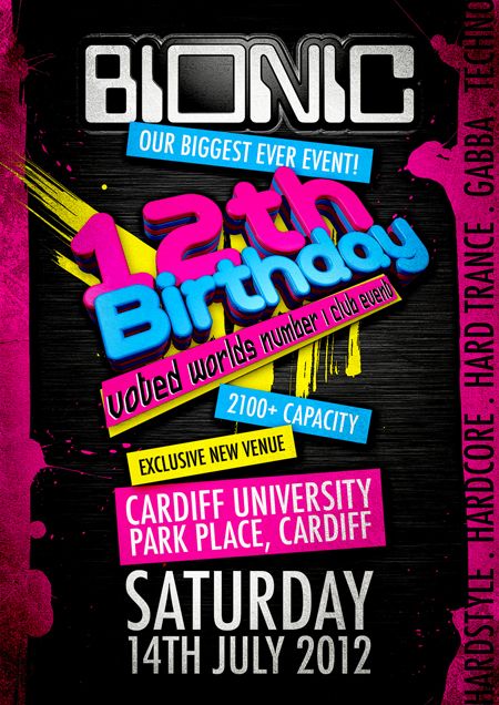 Bionic 12th Birthday at Cardiff University - !! 419289_10150864071364517_24017129516_12767301_1232270418_n