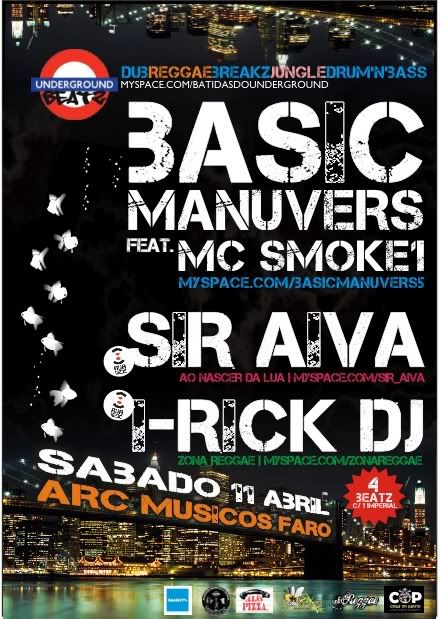 Underground Beatz | Arc Musicos, Faro | 11 Abril UB11abrilFINAL