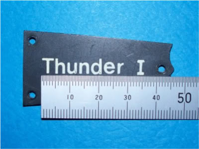 Thunder 1 Truss rod cover 253