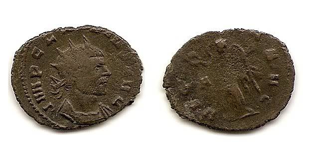 Antoniniano de Claudio II, acuñación oficial. Claudiii