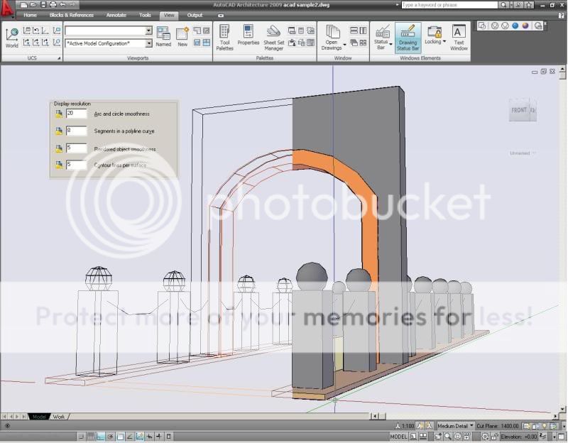 Importing Autocad Models to 3D Max 12-lowfacetes