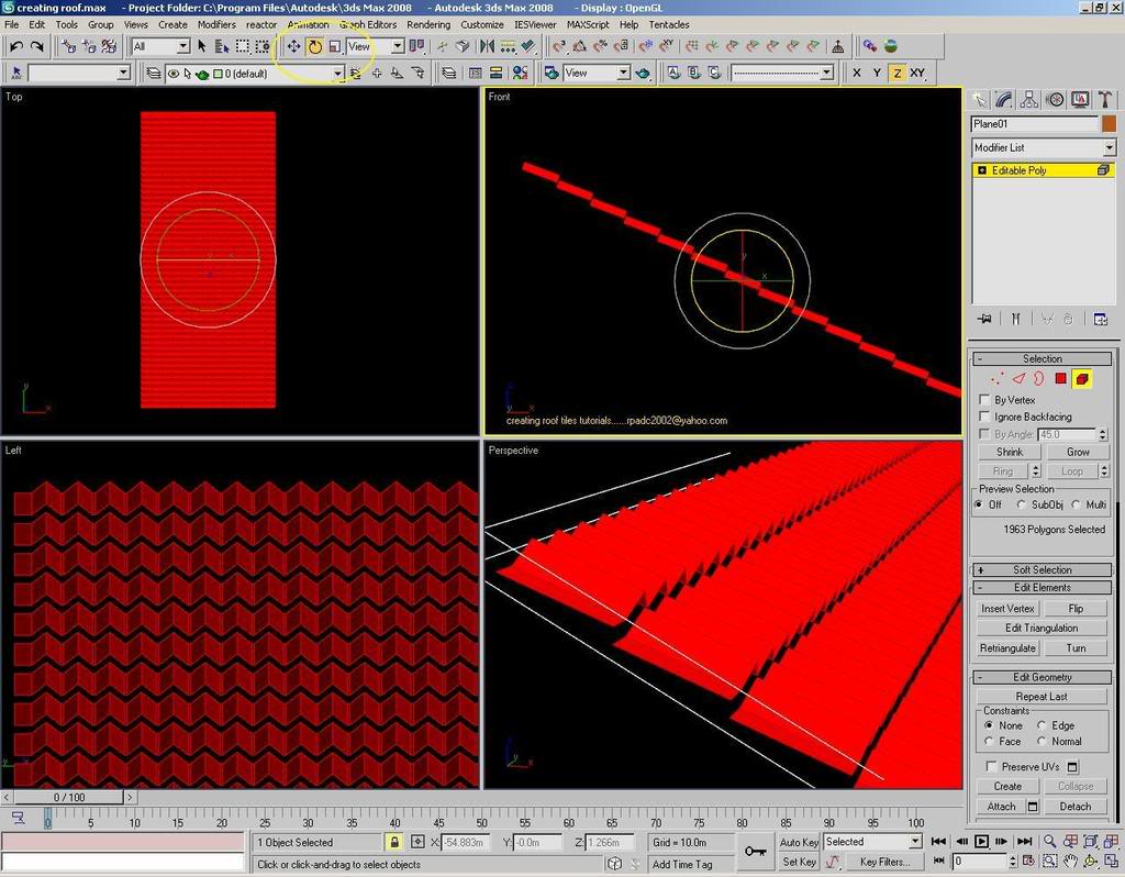 Creating Simple Roof Tiles 7-rotate_element