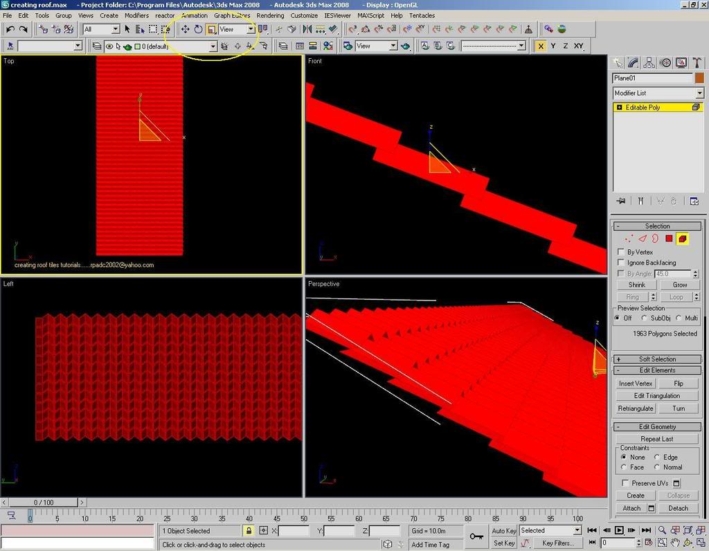 Creating Simple Roof Tiles 8-scale